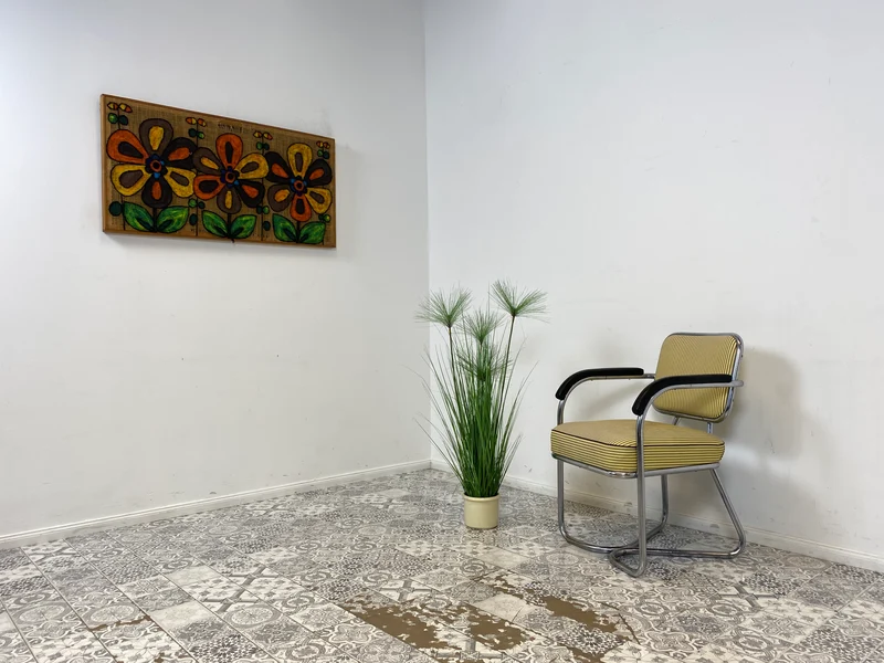WMK Berühmter skandinavischer freitragender Stahlrohr Designersessel Attr von Fritz Hansen , 1930er Jahre