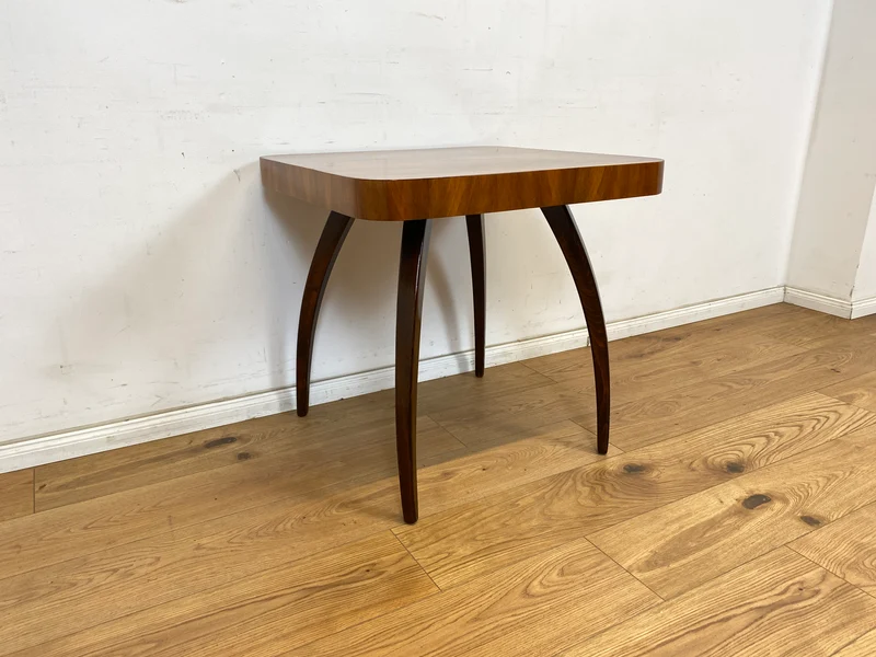 WMK Besonders schöner, seltener und gut erhaltener Mid-Century Couchtisch aus der ehemaligen Tschechoslowakei ČSFR im Art Deco Stil