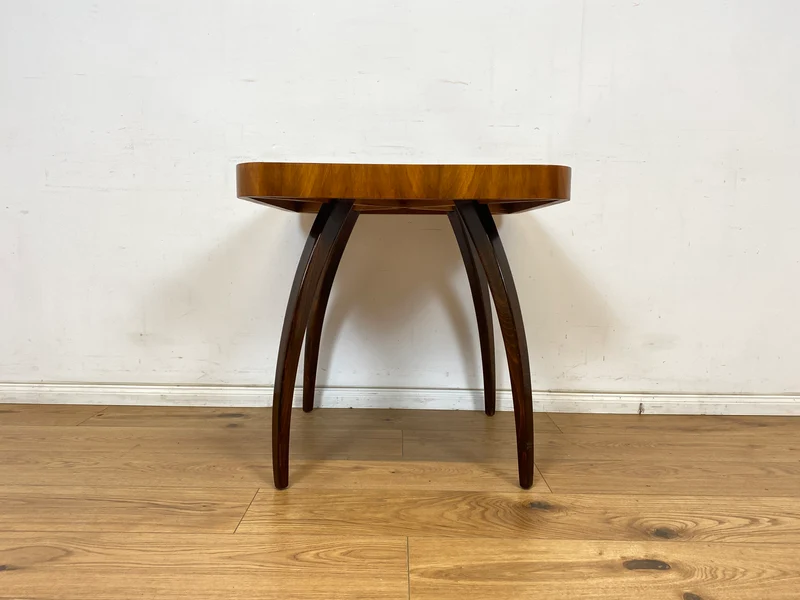WMK Besonders schöner, seltener und gut erhaltener Mid-Century Couchtisch aus der ehemaligen Tschechoslowakei ČSFR im Art Deco Stil