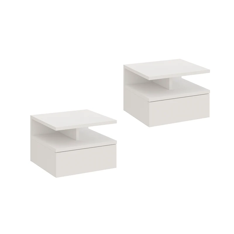 Bedside Table MONACO 2T, Set of 2
