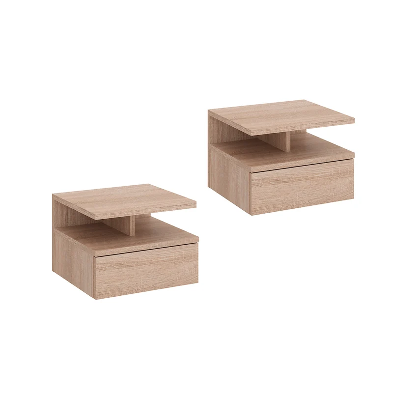 Bedside Table MONACO 2T, Set of 2
