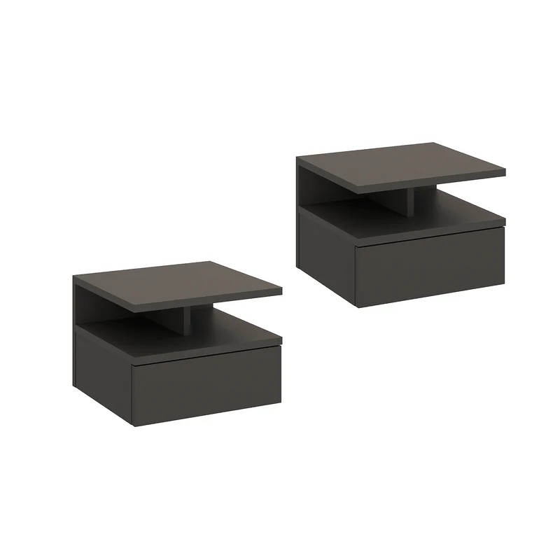 Bedside Table MONACO 2T, Set of 2