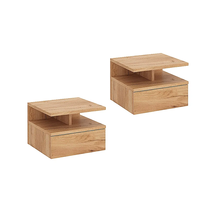 Bedside Table MONACO 2T, Set of 2