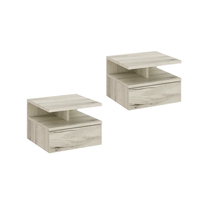 Bedside Table MONACO 2T, Set of 2
