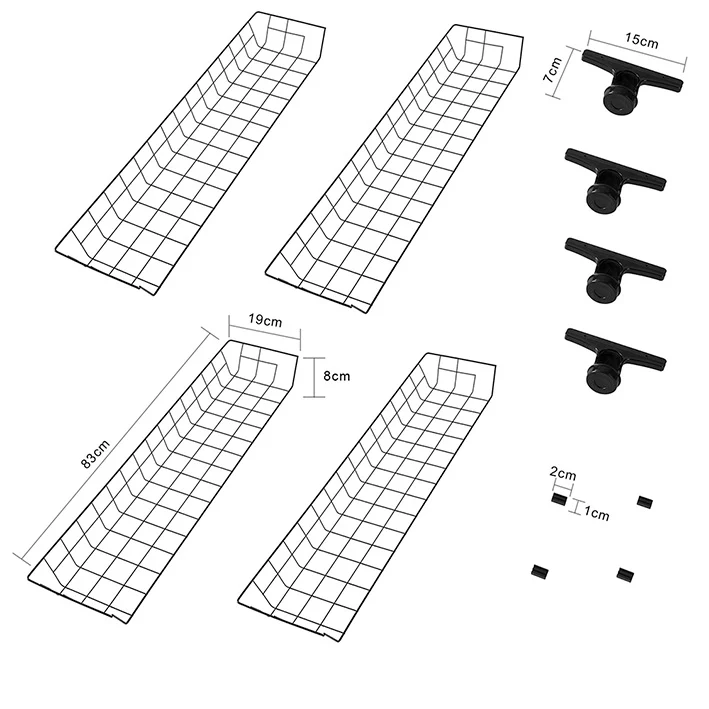 SoBuy | 2er Set Aufbewahrungskörbe | Körbe für FRG34 | FRG34-P02