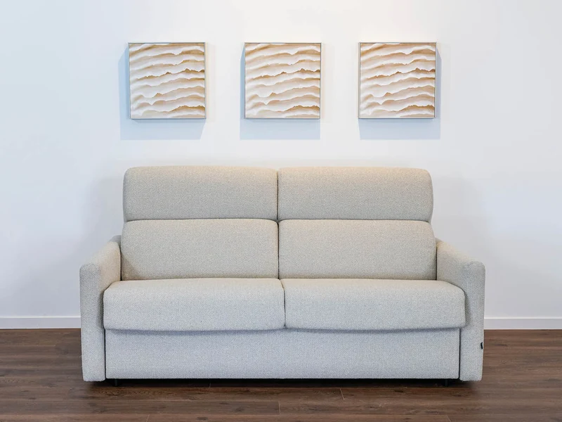 Schlafsofa Sand, Sofa-Bed Farbe Sand, Maße: 140x200 cm