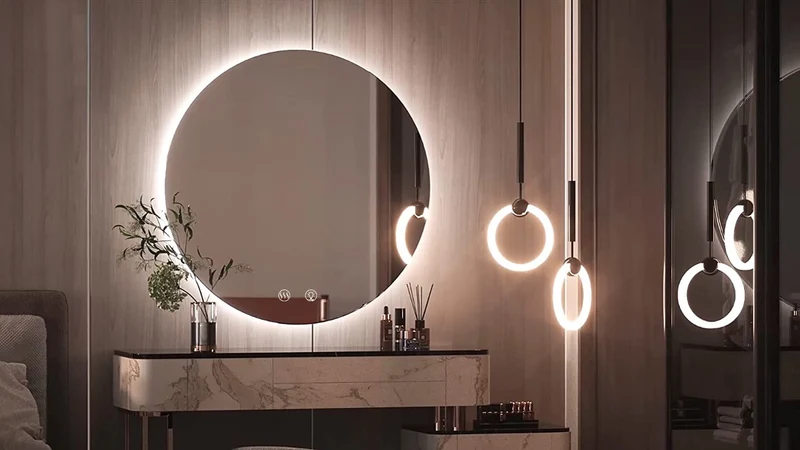 LED-Wandspiegel HZJ - 80 cm