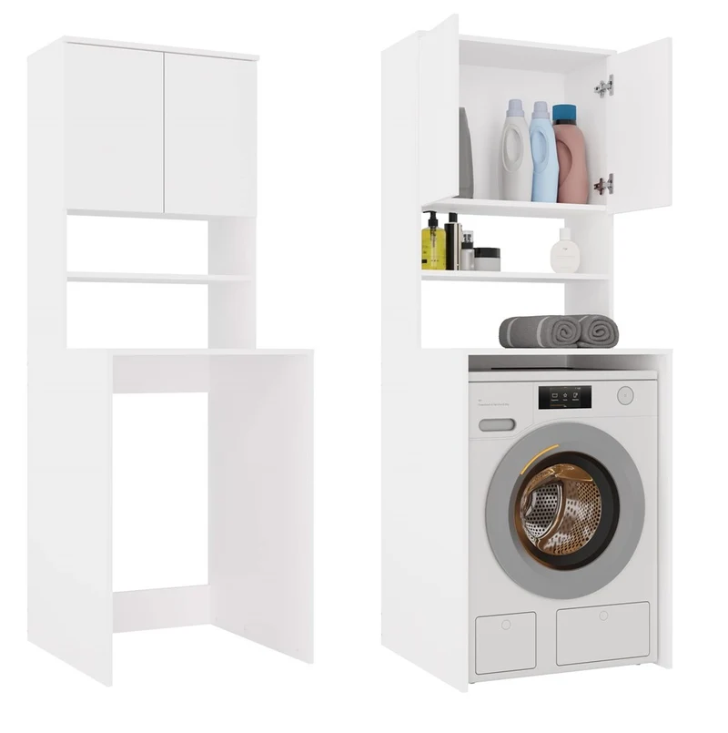 BADEZIMMERSCHRANK ÜBER DIE WASCHMASCHINE POLA MULTI WEISS