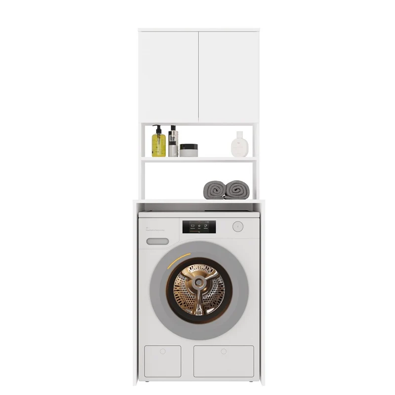 BADEZIMMERSCHRANK ÜBER DIE WASCHMASCHINE POLA MULTI WEISS