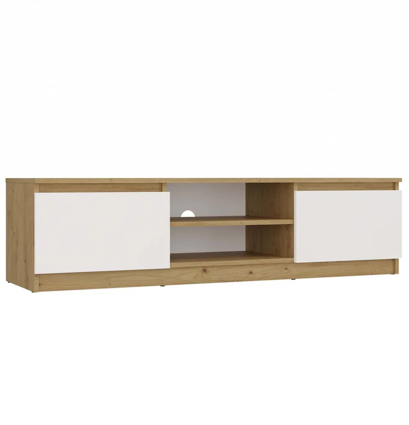 TV-SCHRANK 140 MALWA ARTISAN WEISS TV-TISCH 140 CM