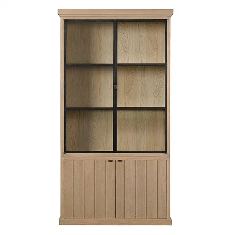 Sideboard / Anrichte aus Eichenholz massiv mit vier Schubladen und vier Türen