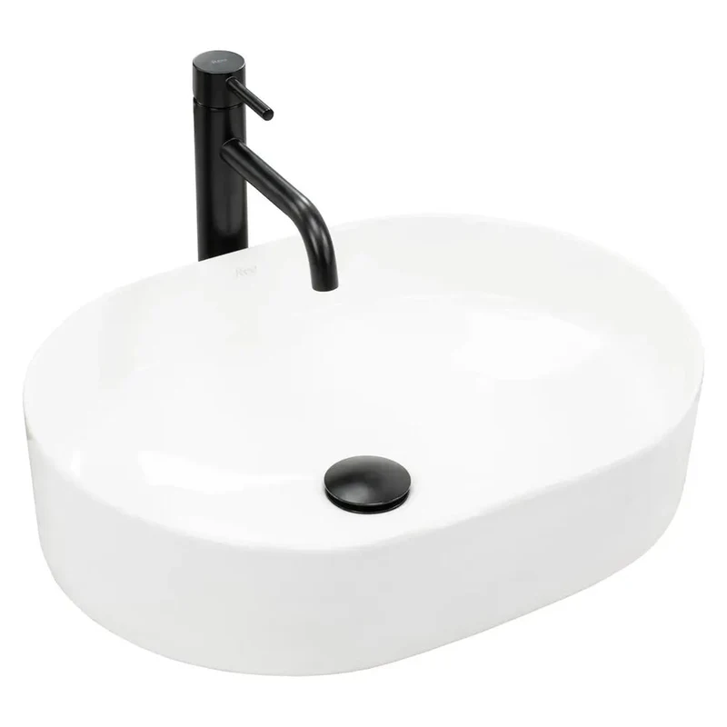 Badmöbel-Set: 120 cm Schrank mit 2 Schubladen, 2 Türen Orio - Kaschmir/Eiche artisan