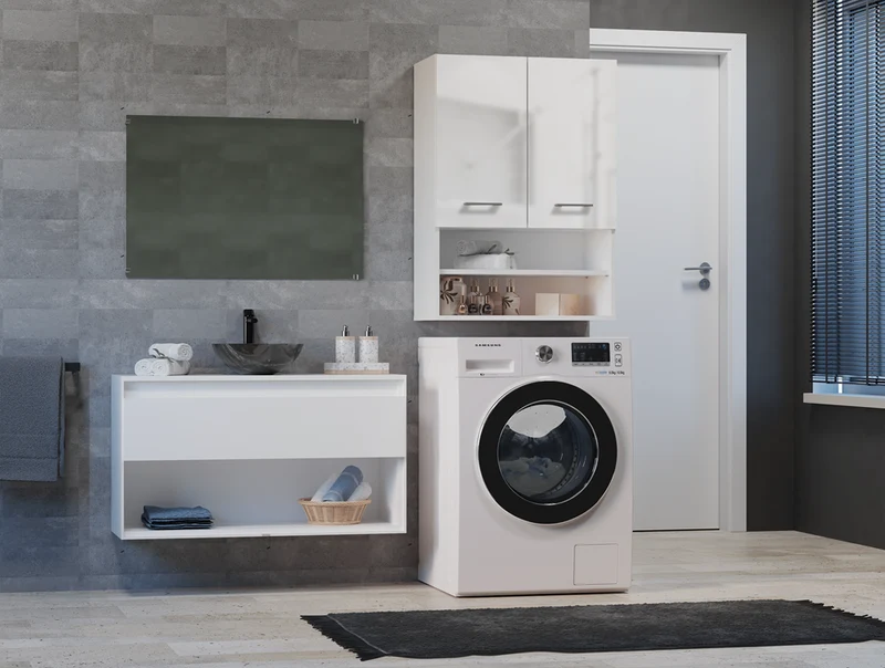 WASCHMASCHINENSCHRANK POLA MINI-TÜREN KURZE
