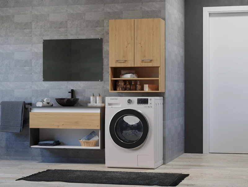 WASCHMASCHINENSCHRANK POLA MINI-TÜREN KURZE
