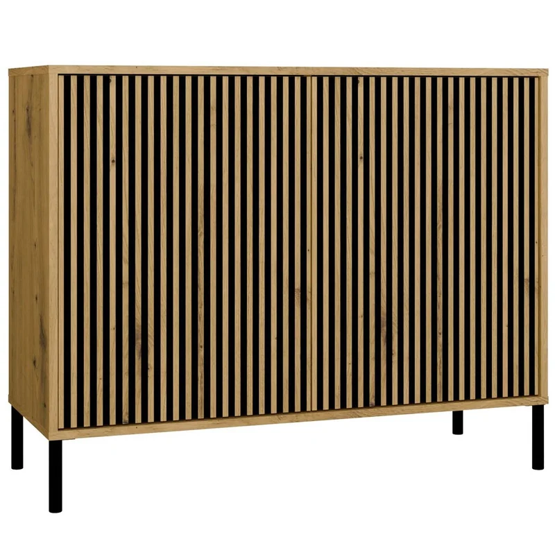 Product image CDF Moderne Kabinett KAMARO 2D Slim | Farbe: Artisan | Schrank für Dokumente, Kleinigkeiten | Ideal für Wohnzimmer, Schlafzimmer, Kinderzimmer und Büro | Einfache Montage