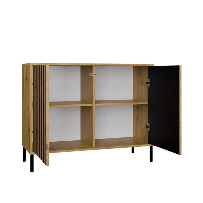 Product image CDF Moderne Kabinett KAMARO 2D Slim | Farbe: Artisan | Schrank für Dokumente, Kleinigkeiten | Ideal für Wohnzimmer, Schlafzimmer, Kinderzimmer und Büro | Einfache Montage