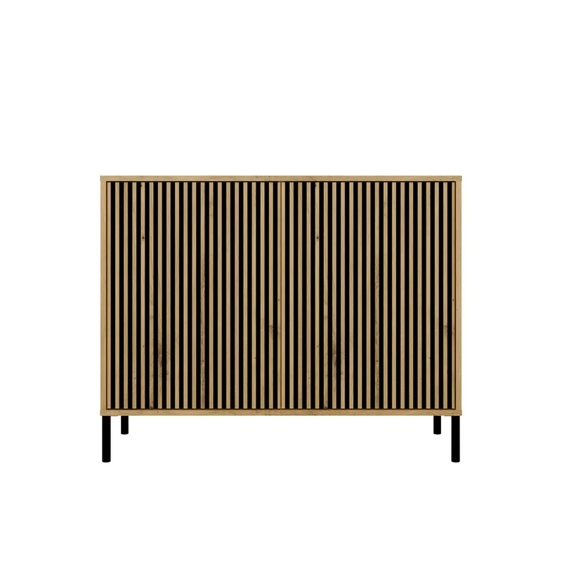 Product image CDF Moderne Kabinett KAMARO 2D Slim | Farbe: Artisan | Schrank für Dokumente, Kleinigkeiten | Ideal für Wohnzimmer, Schlafzimmer, Kinderzimmer und Büro | Einfache Montage