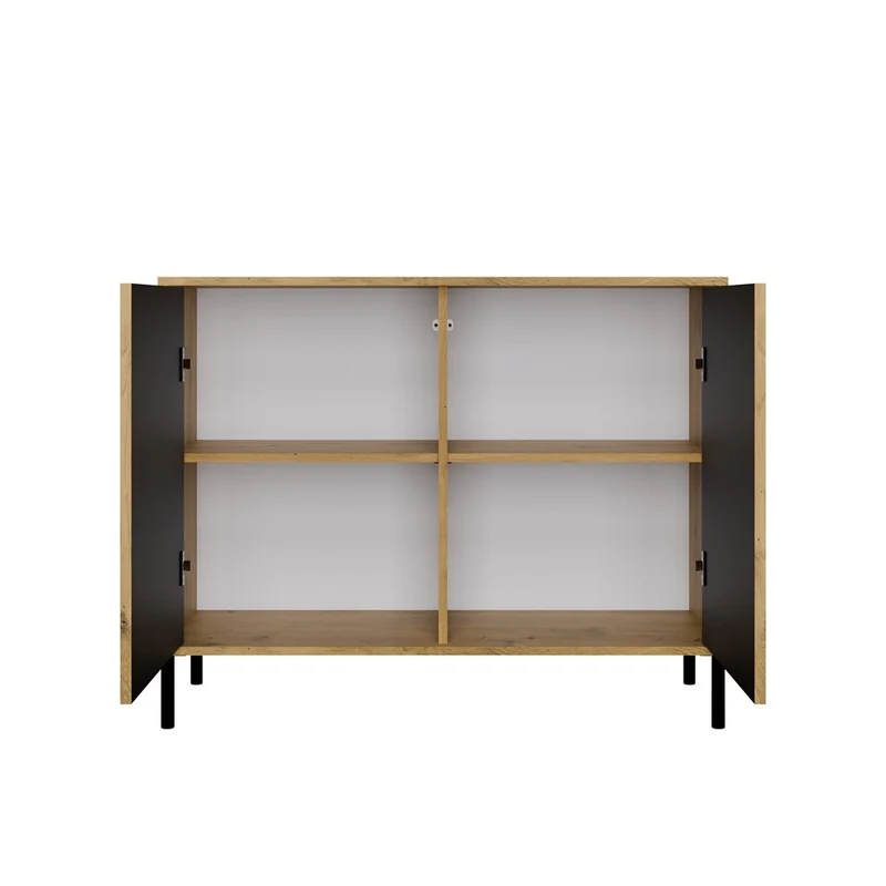Product image CDF Moderne Kabinett KAMARO 2D Slim | Farbe: Artisan | Schrank für Dokumente, Kleinigkeiten | Ideal für Wohnzimmer, Schlafzimmer, Kinderzimmer und Büro | Einfache Montage