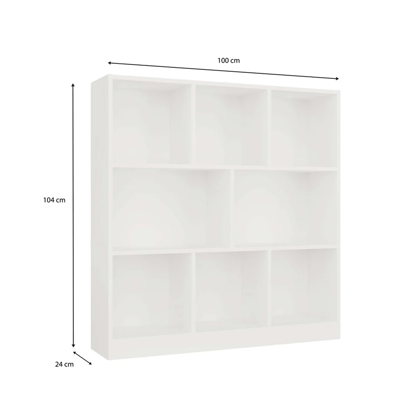 Offenes Bücherregal Fiesta 8P | Farbe: Eiche Artisan | Für Wohnzimmer, Büro und Arbeitszimmer | Ideal für Kinderzimmer, Teenager, Jugendzimmer