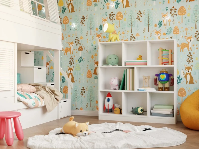 Offenes Bücherregal Fiesta 8P | Farbe: Eiche Artisan | Für Wohnzimmer, Büro und Arbeitszimmer | Ideal für Kinderzimmer, Teenager, Jugendzimmer
