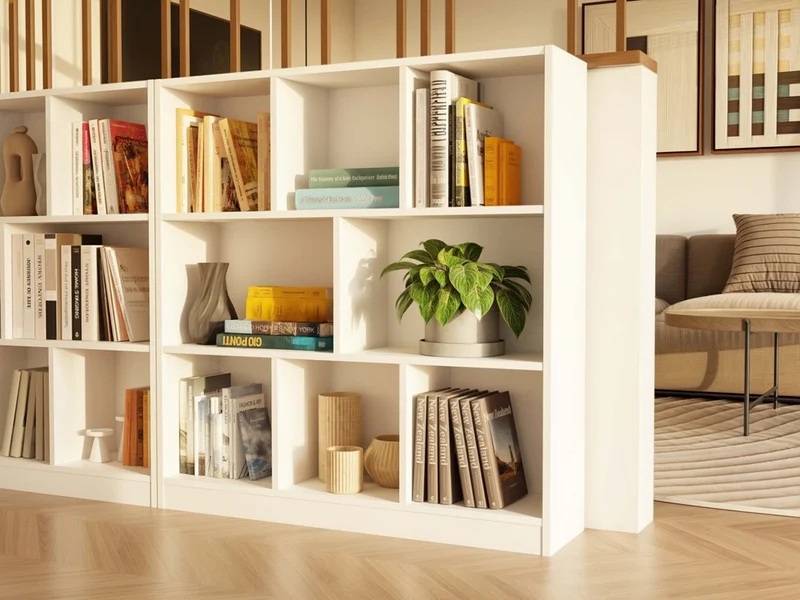 Offenes Bücherregal Fiesta 8P | Farbe: Eiche Artisan | Für Wohnzimmer, Büro und Arbeitszimmer | Ideal für Kinderzimmer, Teenager, Jugendzimmer