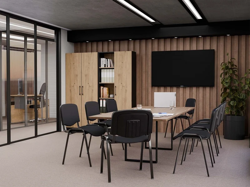 Office Stuhl ISO | Farbe: Weiß | Für Wohnzimmer, Büro, Arbeitszimmer | Modern | Ergonomischer Stuhl für Komfort und Stil