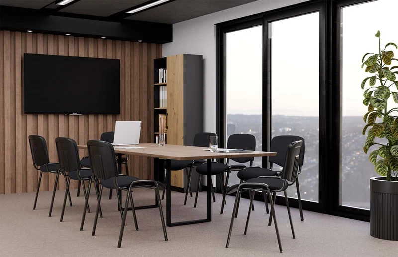 Office Stuhl ISO | Farbe: Weiß | Für Wohnzimmer, Büro, Arbeitszimmer | Modern | Ergonomischer Stuhl für Komfort und Stil