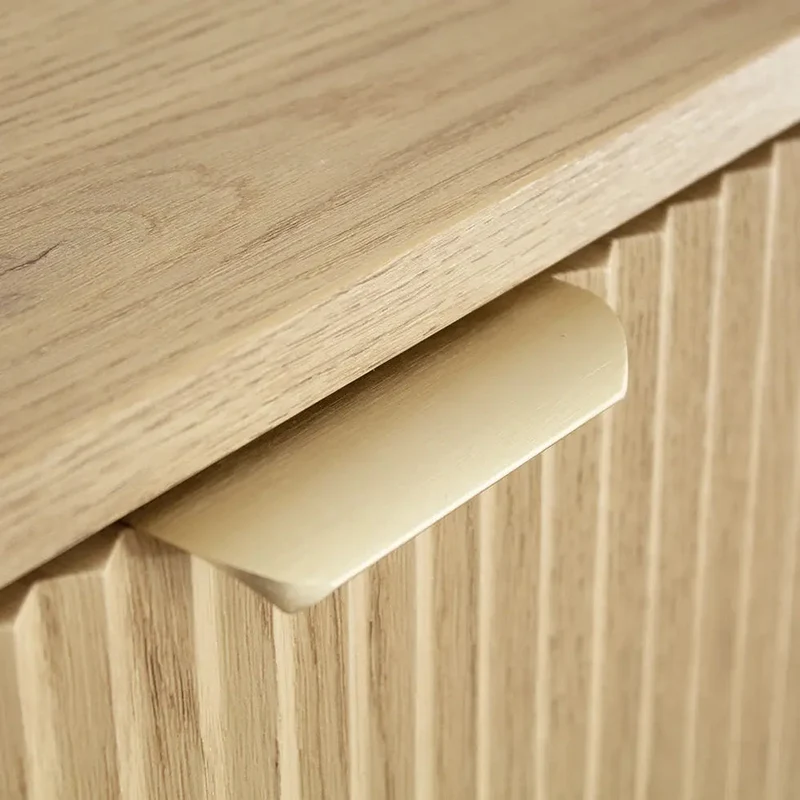 Badmöbel-Set: 120 cm Schrank mit 2 Türen, 2 Schubladen und Bad Hochschrank Willy - Eiche Cremona