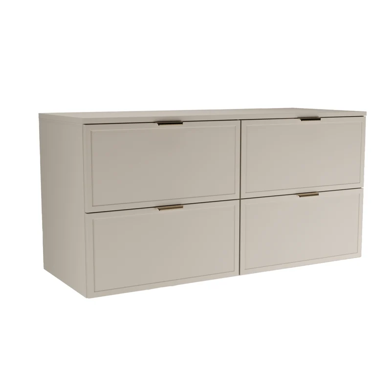 Waschtischunterschrank mit 4 Schubladen 120 cm Roma - Kaschmir