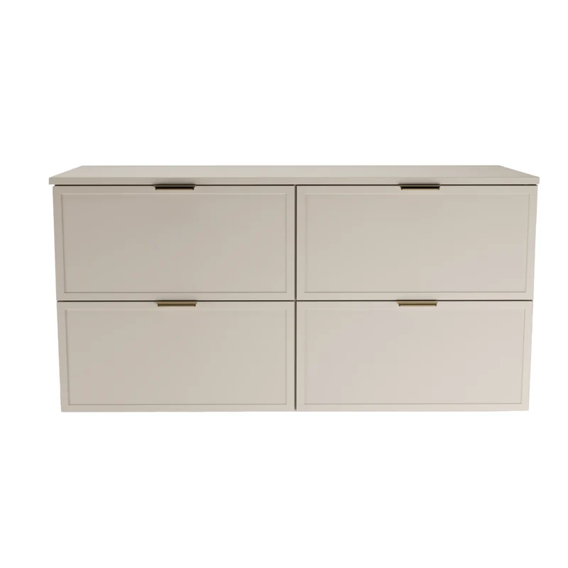 Waschtischunterschrank mit 4 Schubladen 120 cm Roma - Kaschmir