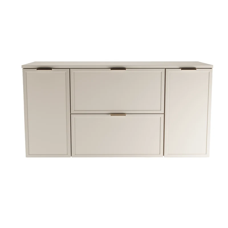 Waschtischunterschrank 120 cm mit 2 Türen und 2 Schubladen Roma - Kaschmir