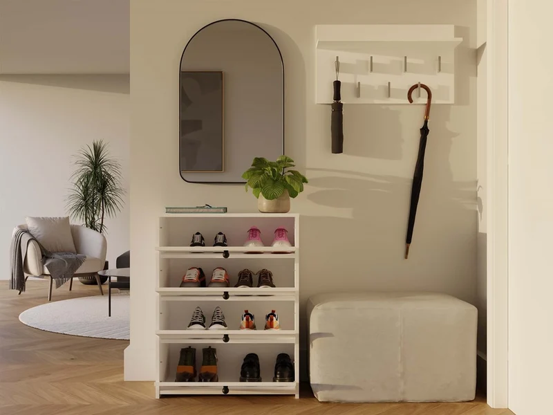Schuhschrank LOKA WEISS