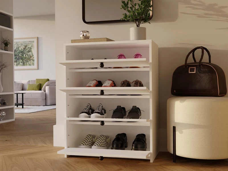Schuhschrank LOKA WEISS