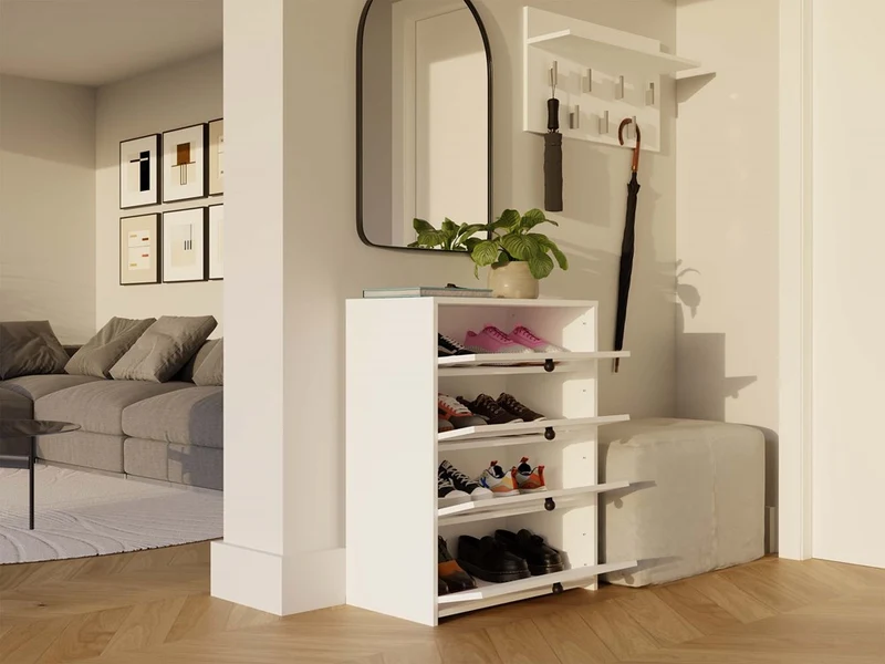 Schuhschrank LOKA WEISS