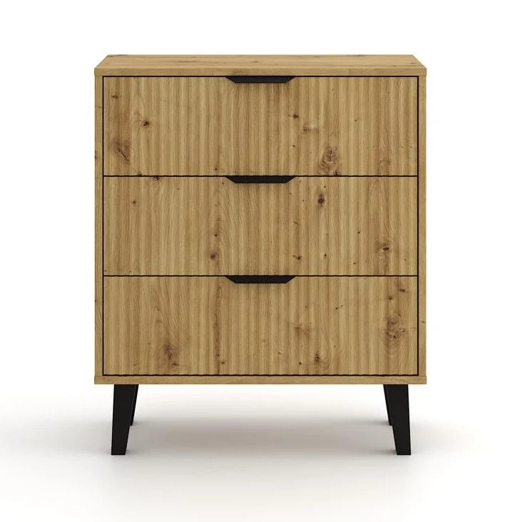 Kommode Scandi 3S SLIM EICHE ARTISAN