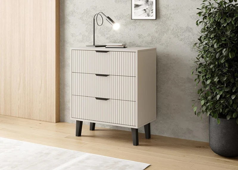 Kommode Scandi 3S SLIM KASCHMIR BEIGE