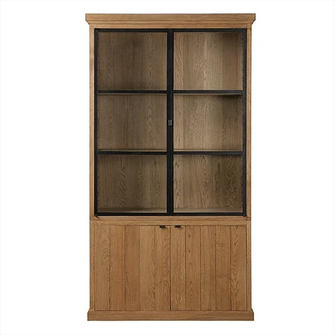 Sideboard / Anrichte aus Eichenholz massiv mit vier Schubladen und vier Türen