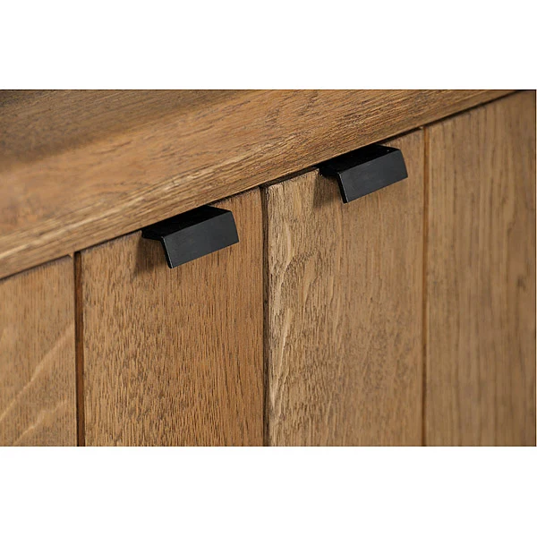 Sideboard / Anrichte aus Eichenholz massiv mit vier Schubladen und vier Türen