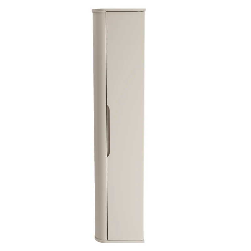Bad Hochschrank 160 cm abgerundet Luma - Kaschmir