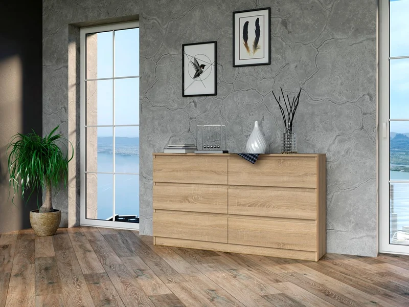 KOMMODE MALWA M6 140 - EICHE SONOMA