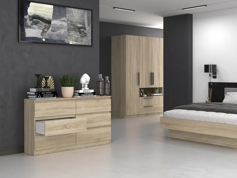 KOMMODE MALWA M6 140 - EICHE SONOMA