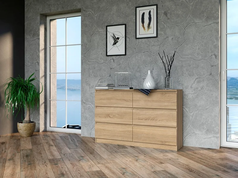 KOMMODE MALWA M6 120 - EICHE SONOMA