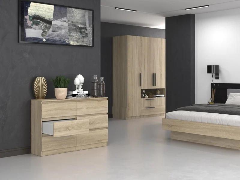 KOMMODE MALWA M6 120 - EICHE SONOMA