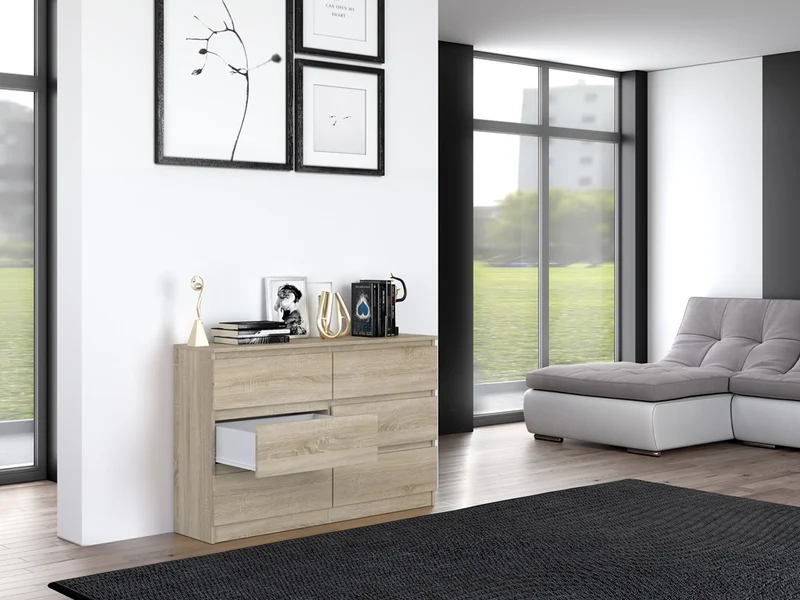 KOMMODE MALWA M6 120 - EICHE SONOMA
