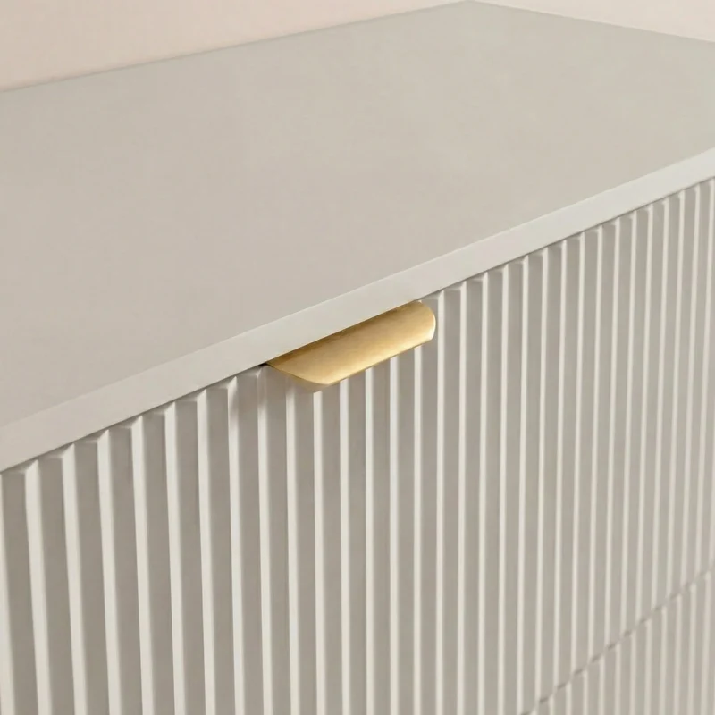 Badmöbel-Set: 80 cm Schrank mit Aufsatzwaschbecken Willy - Kaschmir