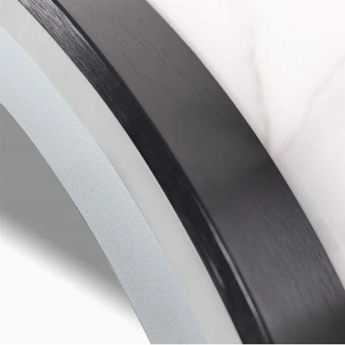 LED-Wandspiegel MMJ 60 cm - Schwarz