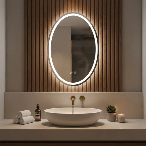 LED-Wandspiegel Marco - 60 x 80 cm