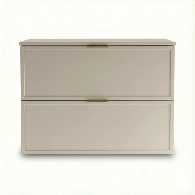Waschtischunterschrank mit 2 Schubladen 80 cm Roma - Kaschmir