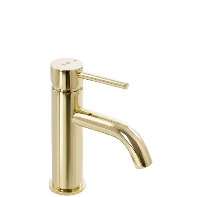 Niedrig Waschtischbatterie Lungo - Gold