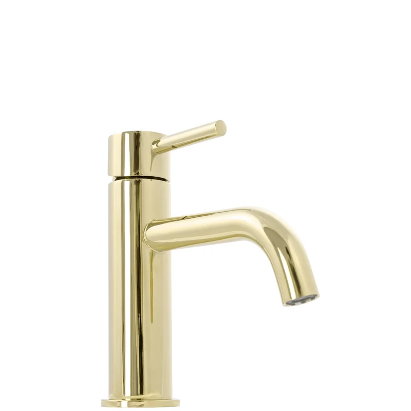 Niedrig Waschtischbatterie Lungo - Gold